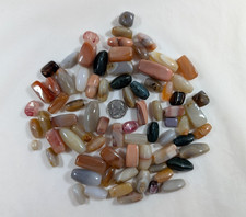 Polished Stone Beads Assorted Sizes and Colors for Jewelry Crafts 9.2 Oz