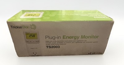 TrickleStar plug-in Energy Monitor TS2003 New In Box