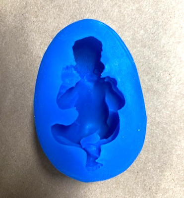 First Impressions sleeping baby silicone fondant gumpaste mold / SKT