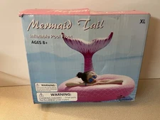 Mermaid Tail Inflatable Pool Float Jasonwell Size XL Model JX-PF-MMDP03