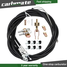 330-9371 Universal Rear Parking Brake Emergency E-Brake Cable Kit Black