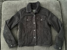 Levi  s Girls Boys Unisex Denim Jacket Sherpa Lined Size Small
