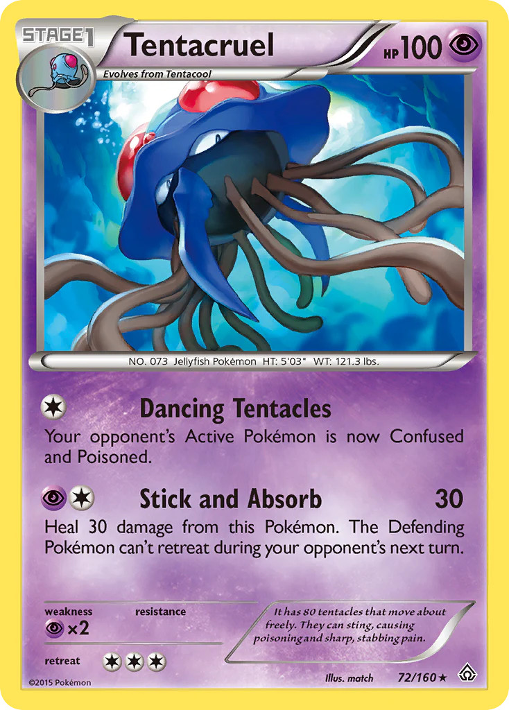 Tentacruel (72/160) [XY: Primal Clash] Lightly Played