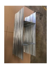 100 Metal Wire Stakes 30'', Pack of 100 Stake Double H-Frame 10x30 inch x 9 G...