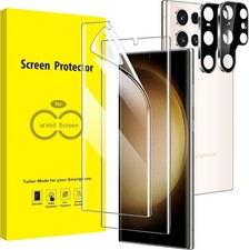 2 2 Samsung Galaxy S23 Ultra Screen Protector Glass Anti Fingerprint Clear Saver
