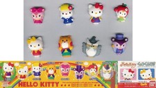 RARO SET 8 Figure CALAMITE Magneti HELLO KITTY APPLE MAGNETS Gasha BANDAI JAPAN