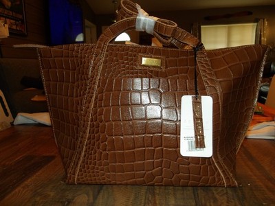 NWT Crocodile Leather Cross Body Assots Of London