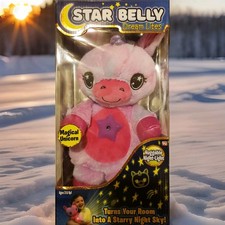 Star Belly Dream Lites Magical Unicorn Huggable Nightlight Pink/Purple NEW
