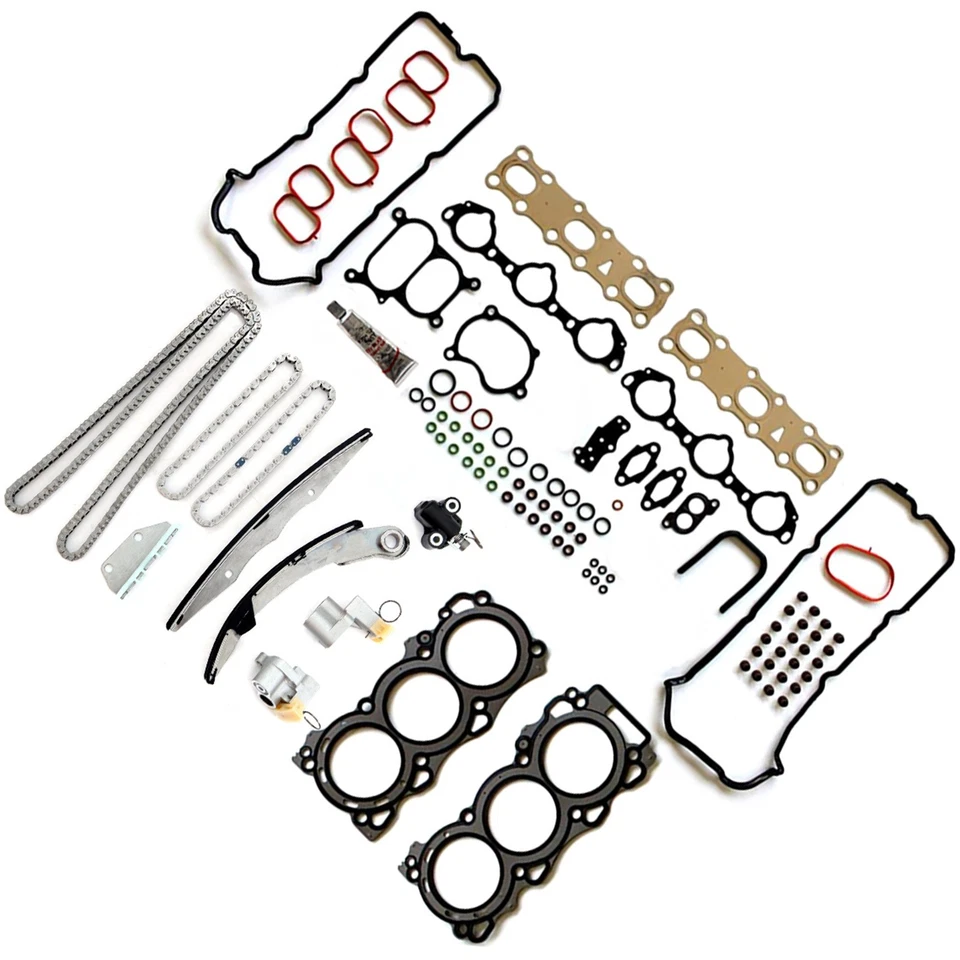 Juego de juntas de culata y kit de cadena de distribución para 2009 2010 2011 2012 Suzuki Equator 4,0 L Foto 3 de 4