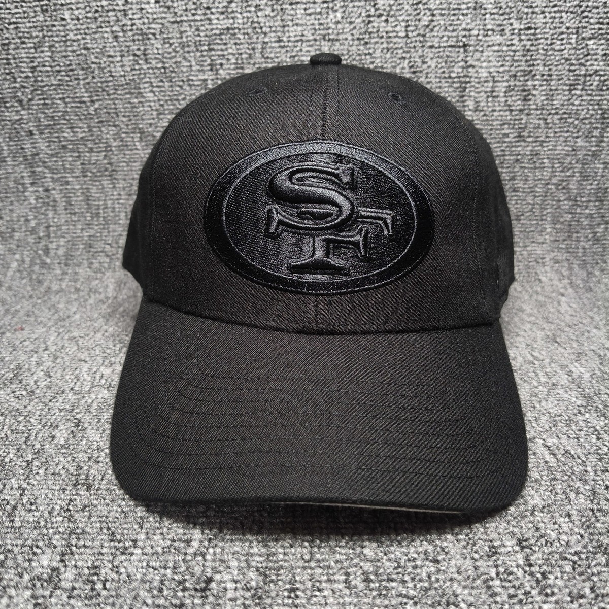 '47 Brand San Francisco 49ers Blackout Black Hat Cap NFL