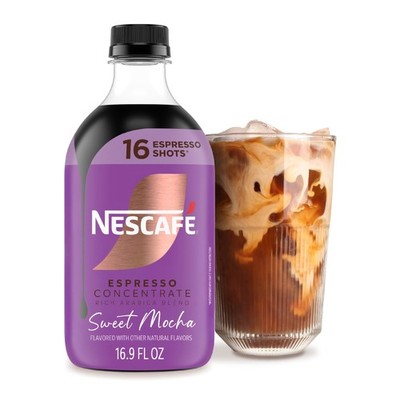 Nescaf Espresso Concentrate Mocha Flavored 16.9 fl oz Bottle