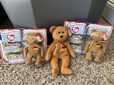 International Bears German Rare McDonald s Teenie Ty 2000 Beanie Babies