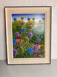 Haitian Original Painting On Canvas Signed