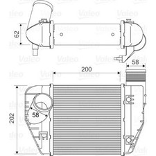 Valeo 818326 Ladeluftkühler für AUDI A6 4F2 C6 4F5