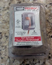 Taymac MM510C Weatherproof Receptacle Cover Outdoor Power Outlet Clear