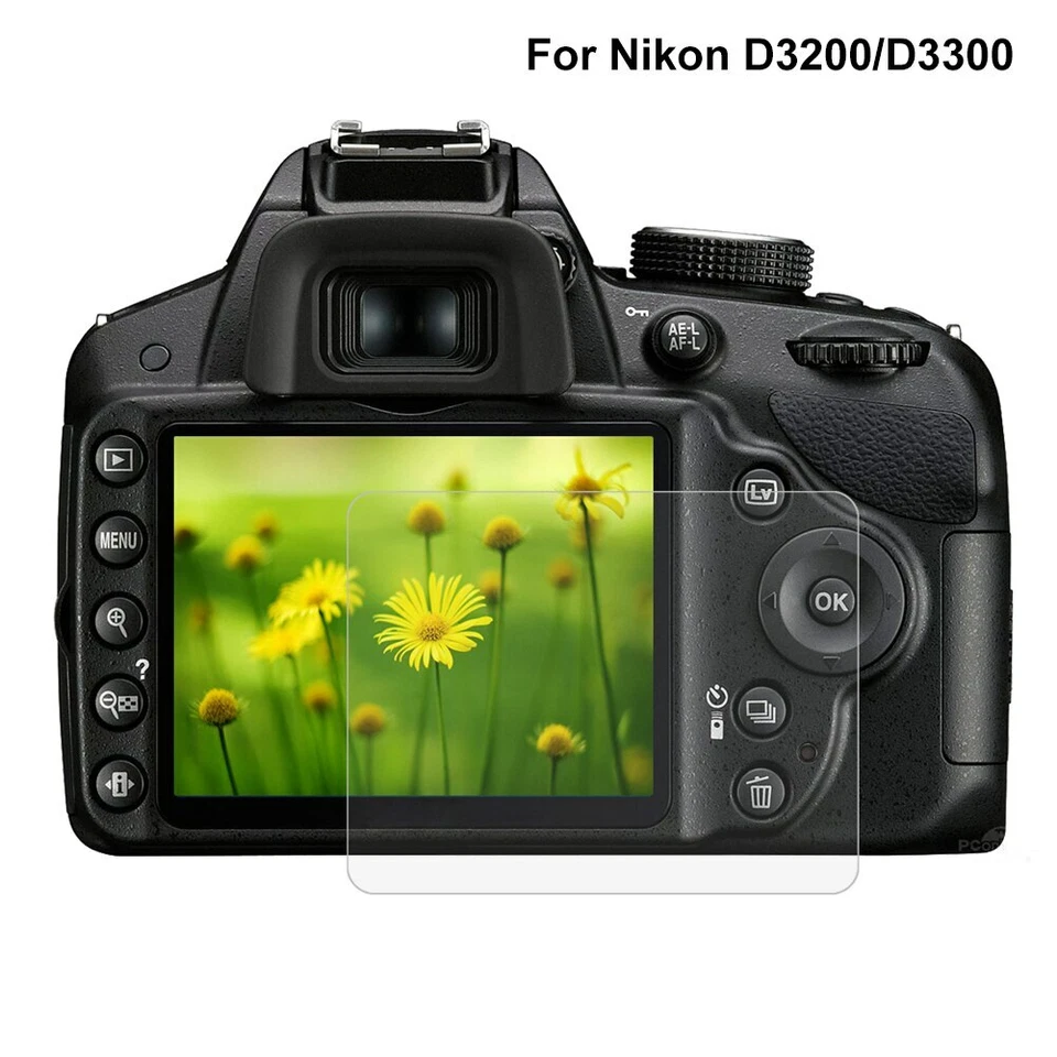 For Nikon D500/D800/D5300/D3200/3300/Z6/Z7 Tempered Glass Screen Protector Film - Image 3 of 4