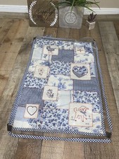 Brighton Blue Quilted Look Changing Pad Baby Diaper Bag Backpack