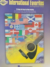 Fingerstyle Guitar Book International Favorites Tab 25 Songs Hal Leonard Ex Cond