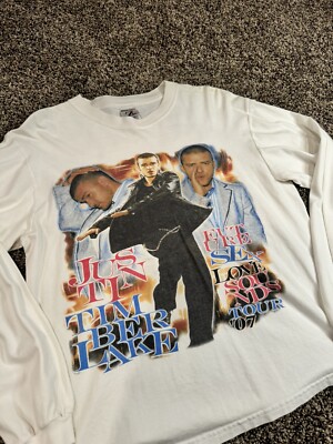 Vintage Justin Timberlake Double Sided Future Sex Love