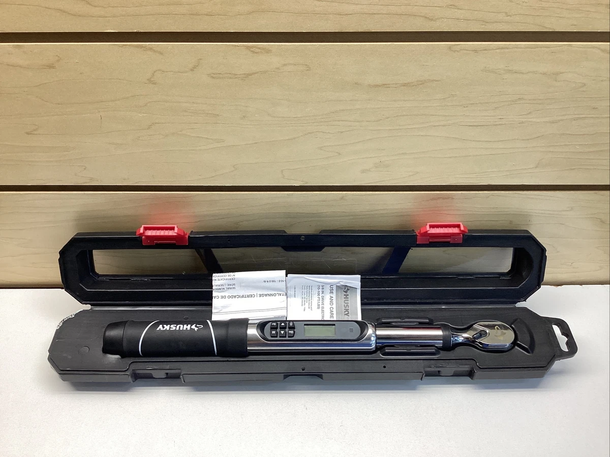 Husky torque 2024 wrench digital
