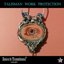 jewelry talisman protection woman & man necklace pendant locket evil eye amulet