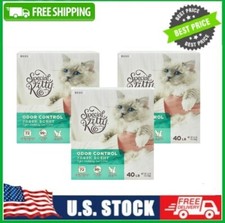 3 Box Special Kitty Odor Control Tight Clumping Cat Litter, Fresh Scent, 40 lbs