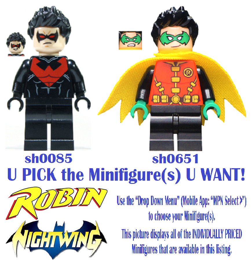 その他 LALAYO WING LALATOY robinceramicstudio Genuine LEGO U PICK DC Comics Super Heroes ROBIN / NIGHTWING