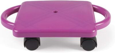 hand2mind Purple Indoor Scooter Board with Safety Handles for Kids 0, purple 
