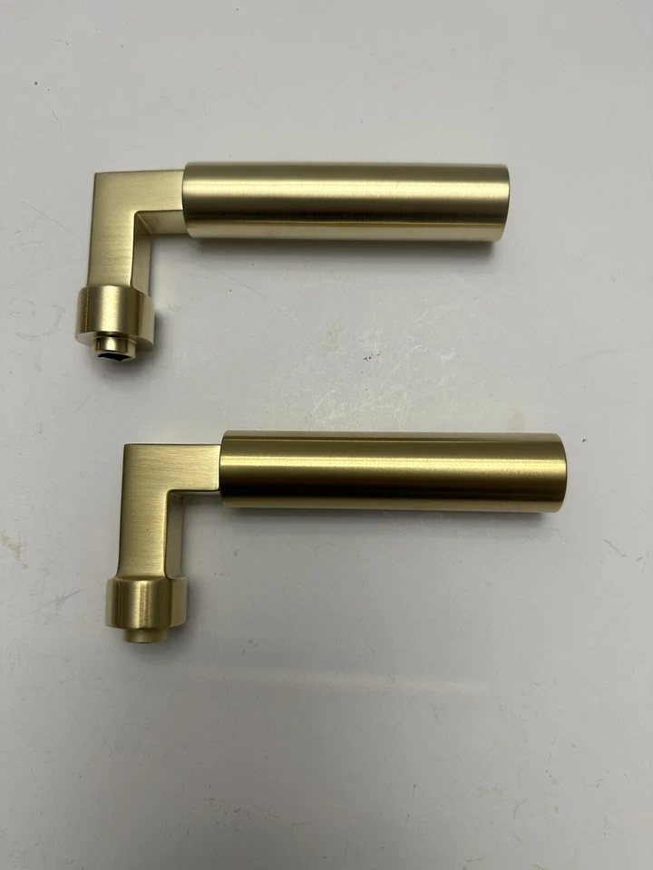 Juego de palancas ficticias Baldwin Estate L029.044.MR PVD latón satinado menos rosa Foto 4 de 4