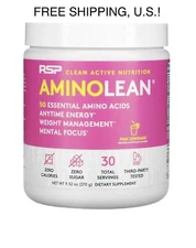 RSP Nutrition, AminoLean, Essential Amino Acids + Anytime Energy, Pink Lemonade