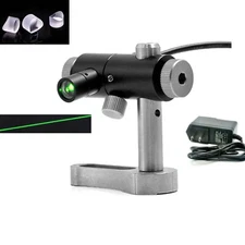 Powell lens 30°/60°/90° 520nm 30mW Line Laser Module Positioning Light w/Holder