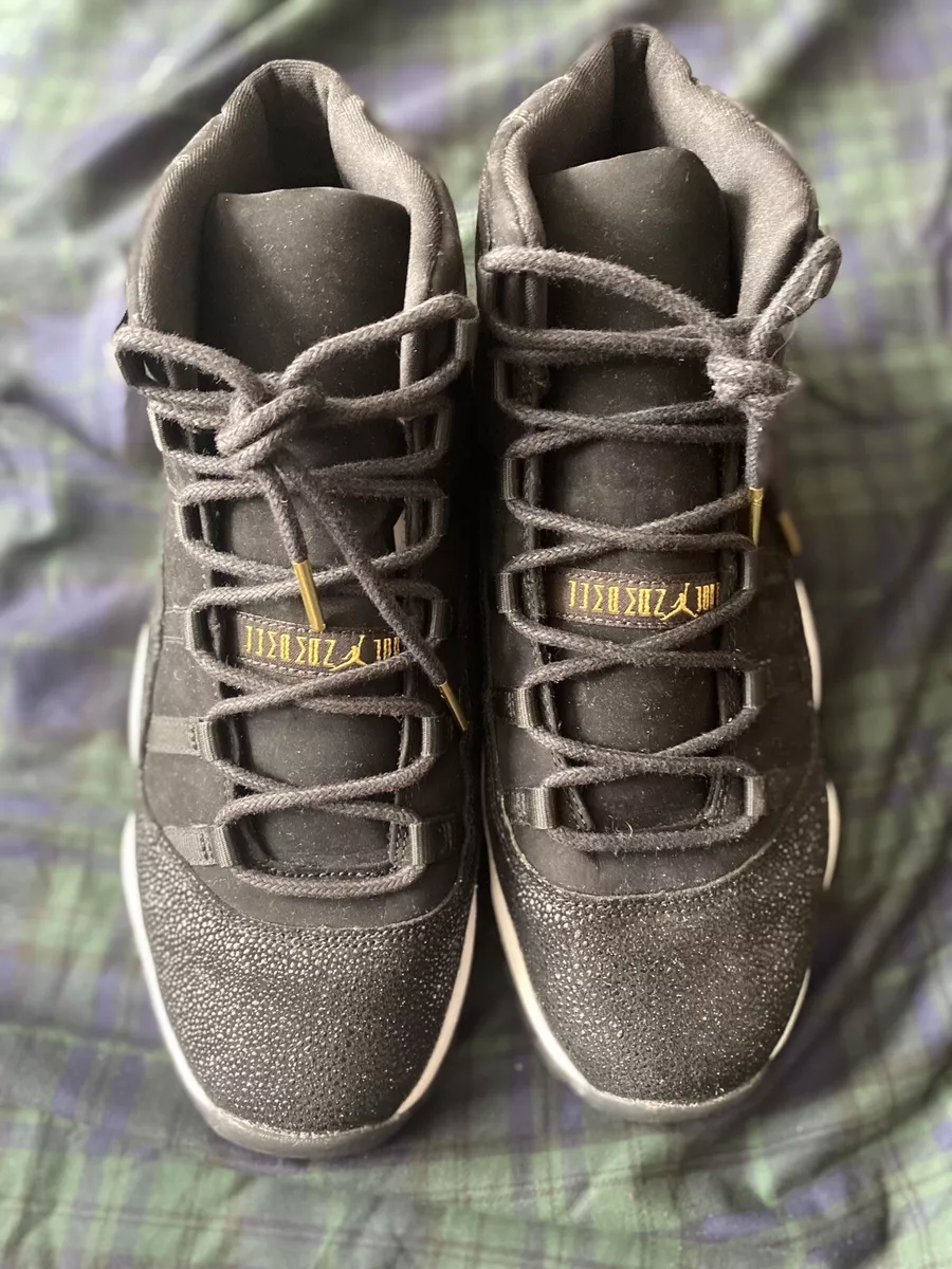 Size 9.5W 8M Jordan Retro 11 Heiress Black Stingray