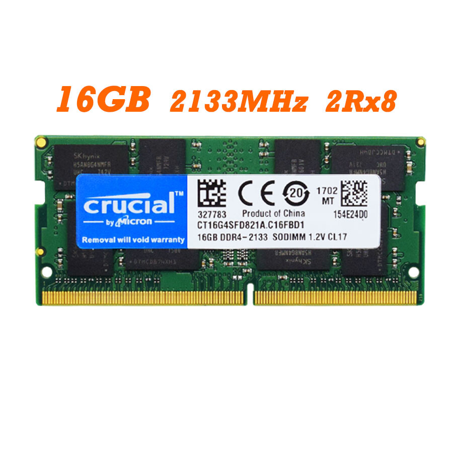 Crucial 16 GB DDR4 2133 2400 2666 3200 MHz SO-DIMM 260Pin Laptop