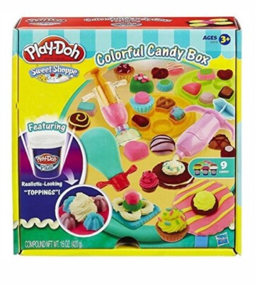 Play-Doh Sweet Shoppe Colorful Candy Box Playset Pretend cooking