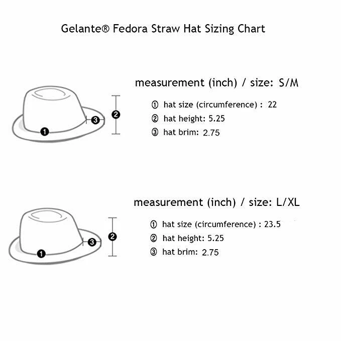 Panama Big Brim Fedora Summer Flat Brim Straw Paper Hat Cap Beach Sun Men Women - Image 4 of 4