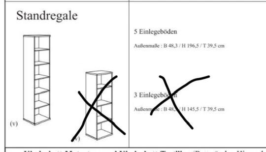 Standregal PAIDI Bruno - Bild 4 von 4
