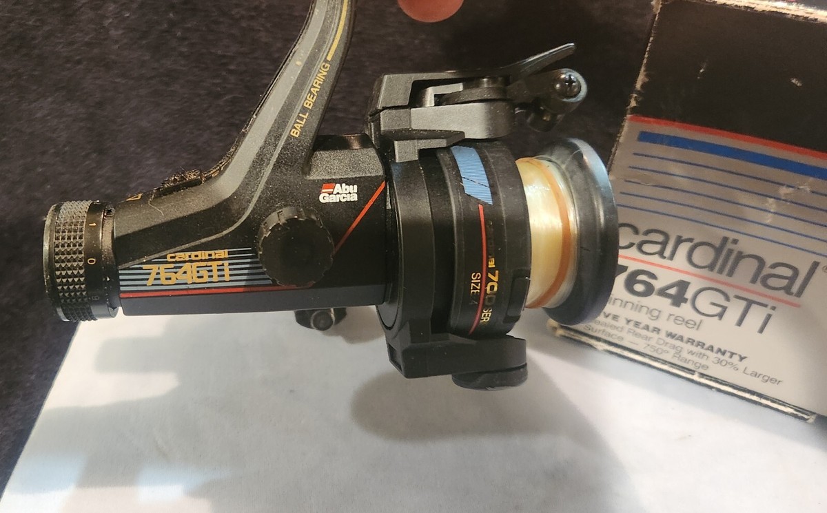 Vintage Abu Garcia Cardinal GTI 764 Spinning Reel In