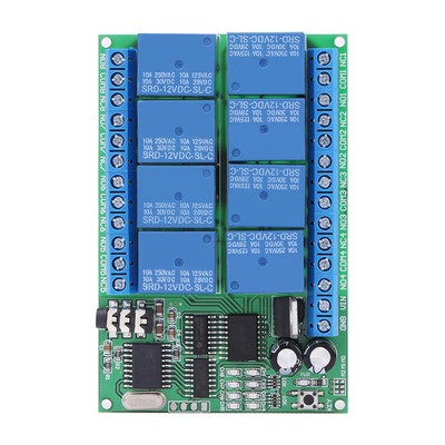 DC 12V 8CH DTMF Relais Telefon Stimme Decoder Fernbedienung Schalter Module