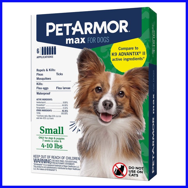 PetArmor Max for Small Dogs 410 lbs, 6count eBay
