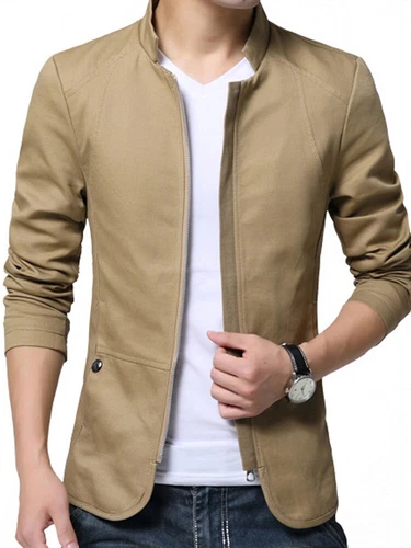Men's Casual Slim Fit Business Formal One Button Suit Blazer Coat Jacket Tops - Picture 16 of 21