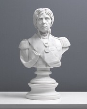 Nelson Büste Skulptur viktorianische antike Admiral Statue - 36 cm / 14,1 Zoll