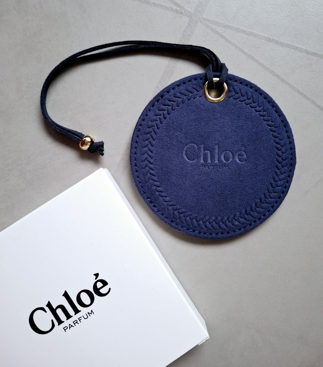 Chloe Luggage Tag Etiquette Bagage Travel Bag Accessories Blue