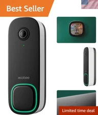 Wired Smart Doorbell with Full HD, Night Vision & Package Detection