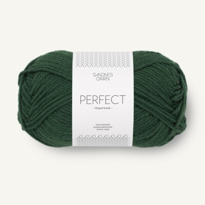 PERFECT von SANDNES GARN - DYP SKOGGRØNN (8581) - 50 g / ca. 100 m Wolle