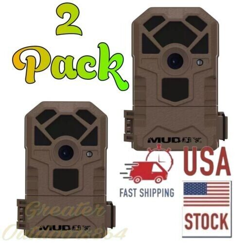 Muddy Outdoors 2 Pack 14.0 MP Game Trail Deer Camera Hunting 🔥HOT DEAL🔥