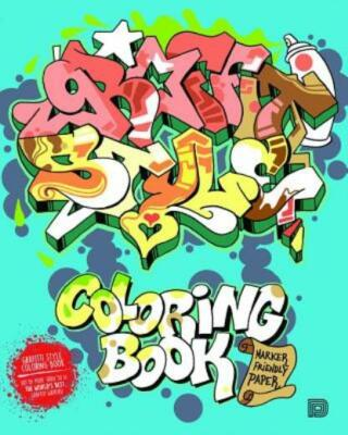 #ad #ad Graffiti Style Coloring Book $11.01