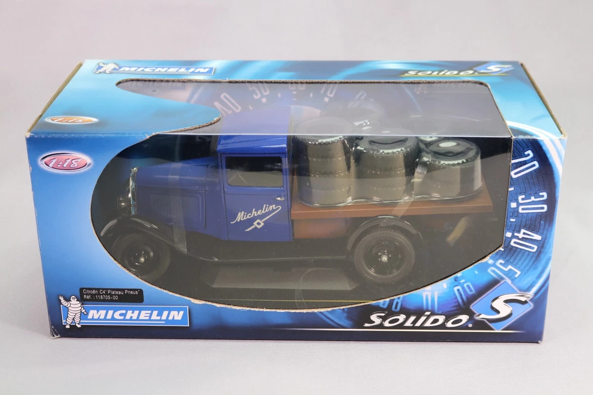 Solido 1/18 – Citroën C4 Fourgonnette 1930 – Pub Michelin – Bleue – Collection