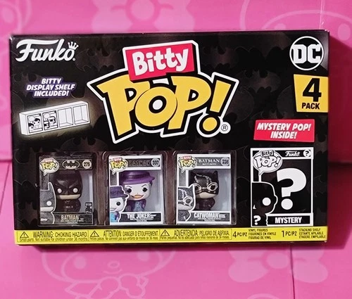 Funko Bitty Pop!: DC Universe - Bitty Pop! Batman 4-Pack Series With Mystery Pop
