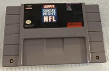 ESPN Sunday Night NFL SNES￼