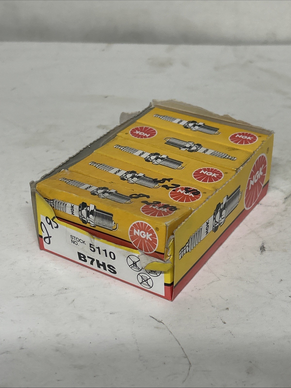 Genuine NGK BP7HS Spark Plug  OEM Quality  Performance 10 Pack